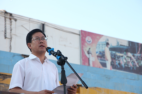 田伏虎副书记讲话